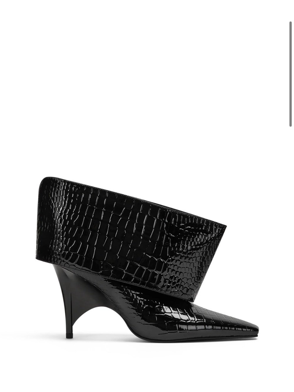 WOODS by Jordyn | Rev Cuff Heel Black
Croco | NEW | Size 10